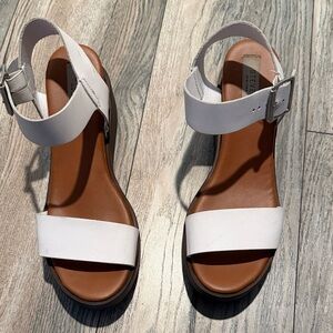 Steven By Steve Madden White Sandals